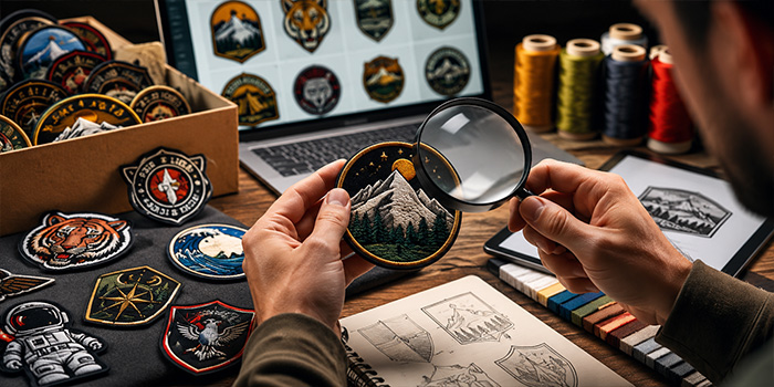 Review Their Previous And Current Custom Patch Work Closely